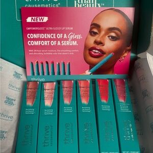 Thrive Causemetics Empowergloss Lip Serum PR Box all 6 colors